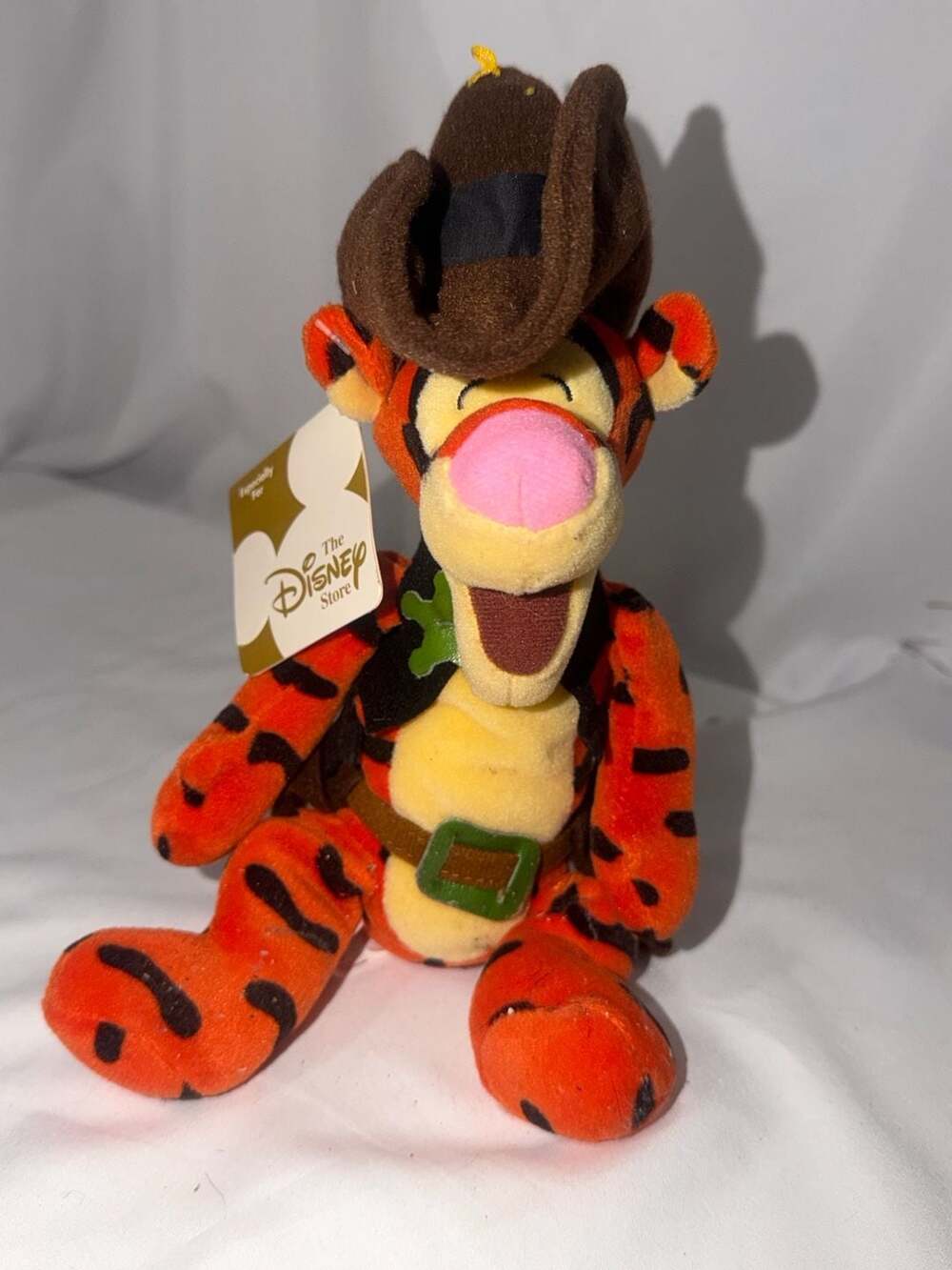 Disney Store Cowboy Tigger Plush 9 Inch